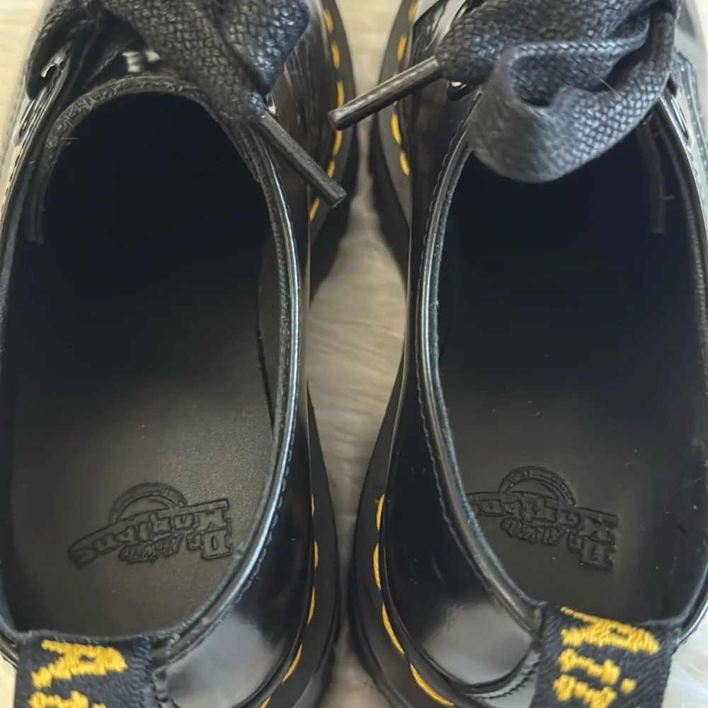 Dr. Martens Women’s Holly Platform Oxford Leather Black Size 5